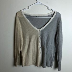 Margaret O'Leary Sweaters - Margaret O’Leary Split Color Button Sweater Margaret O'Leary Sweaters - Margaret O’Leary Split Color Button Sweater